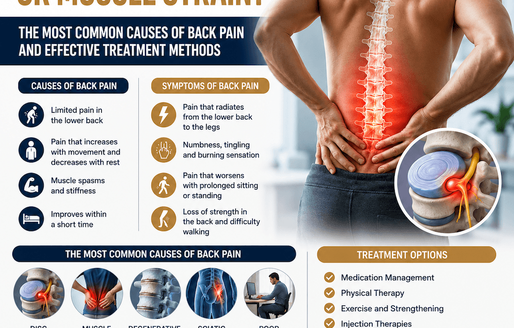 Herniated Disc or Muscle Strain? Common Causes of Lower Back Pain and Treatment Options
