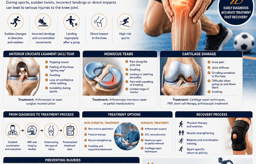 Sports Injuries: ACL Tears, Meniscus Injuries and Cartilage Damage Treatment