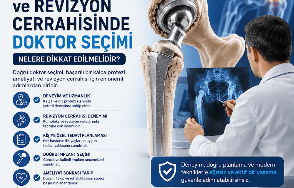 Kalça Protezi ve Revizyon Cerrahisinde Doktor Seçimi: Nelere Dikkat Edilmelidir?