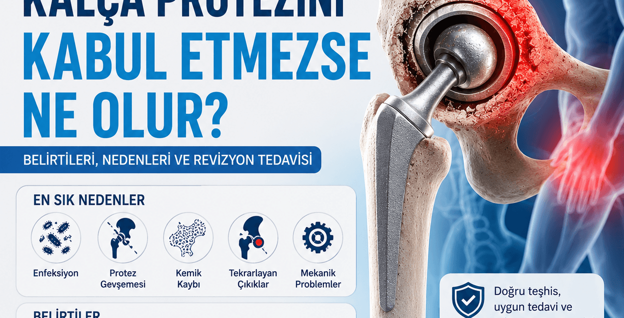 Vücut Kalça Protezini Kabul Etmezse Ne Olur? Belirtileri, Nedenleri ve Revizyon Tedavisi